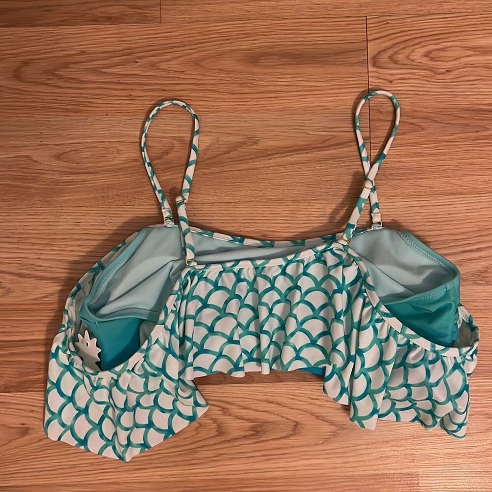 NWT Raisins mermaid off the shoulder bikini top size XL - Picture 6 of 8